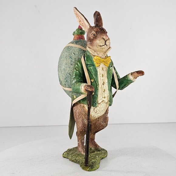 Bethany Lowe Bruce Elsass Homer Hare Easter Bunny Rabbit Folk Art Chicken Egg - Picture 6 of 8